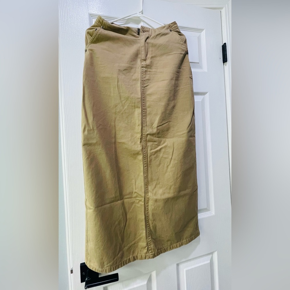 RW&CO. Tan Midi Skirt